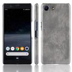Shockproof Litchi Texture PC + PU Case For Sony Xperia ACE SO-02L(Gray)