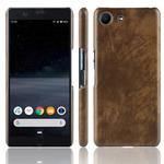 Shockproof Litchi Texture PC + PU Case For Sony Xperia ACE SO-02L(Brown)
