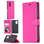 For Huawei Honor 30S Crazy Horse Texture Horizontal Flip Leather Case with Holder & Card Slots & Wallet & Photo Frame(Roes)
