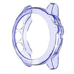 Suitable for Garmin Fenix 5X & 5X Plus Transparent TPU Watch Case(Transparent blue)