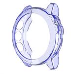 Suitable for Jiaming Fenix 5S & 5S Plus Transparent TPU Silica Gel Watch Case(Transparent blue)