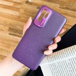 For Huawei V30/V30 Pro All-Inclusive Pure Prime Skin Plastic Case with Lens Ring Protection Cover(Purple)