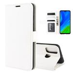 For Huawei P smart 2020 R64 Texture Single Horizontal Flip Protective Case with Holder & Card Slots & Wallet& Photo Frame(White)