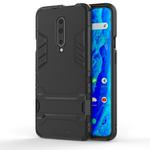 Shockproof PC + TPU Case for OnePlus 7 Pro, with Holder(Black)