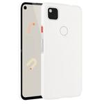 For Google Pixel 4a Shockproof Crocodile Texture PC + PU Case(White)