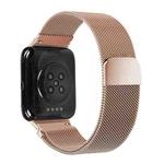 For OPPO Watch 41MM Smart Watch Milanese Stainless Steel Metal Watch Band(Rose)