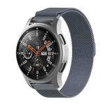 For Honor Magic Watch 2 / Samsung Galaxy Active 2 18mm Milan Stainless Steel Mesh Watch Band(Gray)