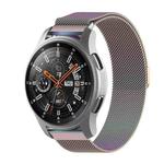For Honor Magic Watch 2 / Samsung Galaxy Active 2 18mm Milan Stainless Steel Mesh Watch Band(Colorful)