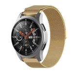 For Honor Magic Watch 2/Galaxy Active2 20mm Milan Stainless Steel Mesh Watch Band(Gold)