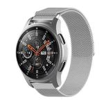 For Honor Magic Watch 2 46MM Milan Stainless Steel Mesh Watch Band 22MM(Silver)