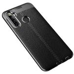For OPPO Realme 6i Litchi Texture TPU Shockproof Case(Black)