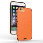 For iPhone 6 Plus & 6s Plus  Shockproof Grain PC + TPU Case(Orange)