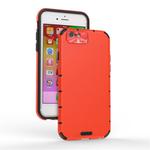 For iPhone 6 / 6s   Shockproof Grain PC + TPU Case(Red)