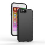 For iPhone 6 / 6s   Shockproof Grain PC + TPU Case(Black)