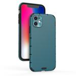 For iPhone 11 Pro Max Shockproof Grain PC + TPU Case(Green)