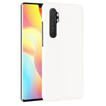 For Xiaomi Mi Note 10 Lite Shockproof Crocodile Texture PC + PU Case(White)