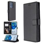 For Samsung Galaxy S20 Ultra Litchi Texture Horizontal Flip Leather Case with Holder & Card Slots & Wallet & Photo Frame(Black)