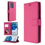 For Samsung Galaxy S20 Ultra Litchi Texture Horizontal Flip Leather Case with Holder & Card Slots & Wallet & Photo Frame(Rose)