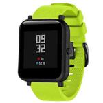 20mm For Huami Amazfit GTS / Samsung Galaxy Watch Active 2 / Gear Sport Silicone Watch Band(Grass green)