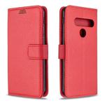 For LG G8ST Litchi Texture Horizontal Flip Leather Case with Holder & Card Slots & Wallet & Photo Frame(Red)