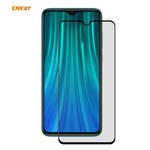 For Xiaomi Redmi Note 8 Pro ENKAY Hat-Prince 0.26mm 9H 6D Privacy Anti-spy Full Screen Tempered Glass Film