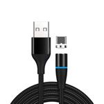3A USB to USB-C / Type-C Fast Charging + 480Mbps Data Transmission Mobile Phone Magnetic Suction Fast Charging Data Cable, Cable Length: 1m(Black)