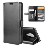 For Nokia 5.3 R64 Texture Single Horizontal Flip Protective Case with Holder & Card Slots & Wallet& Photo Frame(Black)
