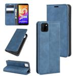 For Huawei Y5p/Honor 9SRetro-skin Business Magnetic Suction Leather Case with Holder & Card Slots & Wallet(Dark Blue)