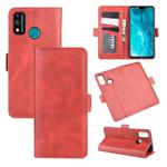 For Huawei Honor 9X lite Dual-side Magnetic Buckle Horizontal Flip Leather Case with Holder & Card Slots & Wallet(Red)