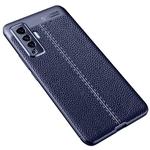 For VIVO X50 Litchi Texture TPU Shockproof Case(Navy Blue)