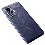For VIVO X50 Pro Litchi Texture TPU Shockproof Case(Navy Blue)