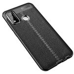 For Huawei P smart 2020 Litchi Texture TPU Shockproof Case(Black)