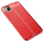 For Huawei Y5P Litchi Texture TPU Shockproof Case(Red)