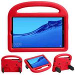 For Huawei MediaPad M5/M6 8.0 Sparrow Pattern EVA Children''s Fall Protection Case With Retractable Bracket(Red)