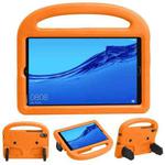 For Huawei MediaPad M5/M6 10.8 Sparrow Pattern EVA Children Shockproof Protection Case with Foldable Holder(Orange)