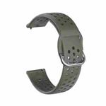 22mm For Huawei watch GT2e/GT/GT2 46MM Inner Buckle Breathable Watch Band(Gray)