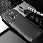 For Xiaomi Redmi 10X 5G Carbon Fiber Texture Shockproof TPU Case(Black)
