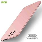 For Xiaomi Redmi K30 Pro MOFI Frosted PC Ultra-thin Hard Case(Rose gold)