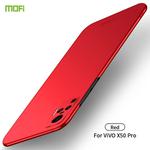 For Vivo X50 Pro MOFI Frosted PC Ultra-thin Hard Case(Red)
