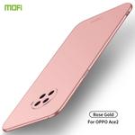 For OPPO Ace2 MOFI Frosted PC Ultra-thin Hard Case(Rose gold)