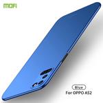 For OPPO A52 MOFI Frosted PC Ultra-thin Hard Case(Blue)