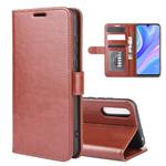 For Huawei Y8p/Enjoy 10s R64 Texture Single Horizontal Flip Protective Case with Holder & Card Slots & Wallet& Photo Frame(Brown)