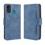 For Huawei Honor 9X Lite  Wallet Style Skin Feel Calf Pattern Leather Case ，with Separate Card Slot(Blue)