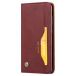 Knead Skin Texture Horizontal Flip Leather Case for HUAWEI Nova3i / P Smart+, with Photo Frame & Holder & Card Slots & Wallet(Wine Red)