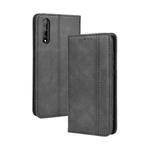 For Huawei P Smart S/Y8p/Enjoy 10S Magnetic Buckle Retro Crazy Horse Texture Horizontal Flip Leather Case  , with Holder & Card Slots & Photo Frame(Black)