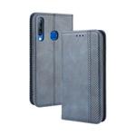 For Infinix Smart 3 Plus / X627 Magnetic Buckle Retro Crazy Horse Texture Horizontal Flip Leather Case  , with Holder & Card Slots & Photo Frame(Blue)