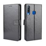 For Infinix Smart 3 Plus / X627 Retro Crazy Horse Texture Horizontal Flip Leather Case , with Holder & Card Slots & Photo Frame(Black)