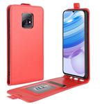 For Xiaomi Redmi 10X 5G / 10X Pro 5G R64 Texture Single Vertical Flip Leather Protective Case with Card Slots & Photo Frame(Red)