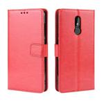 Retro Crazy Horse Texture Horizontal Flip Leather Case for Nokia 3.2, with Holder & Card Slots & Photo Frame(Red)