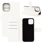 For iPhone 12 / 12 Pro Litchi Texture Horizontal Flip Protective Case with Holder & Card Slots & Wallet(White)